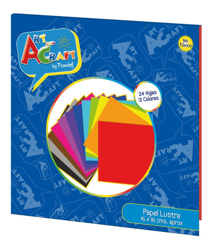 Block Papel lustre 16x16 | 24 hjs | ART & CRAFT