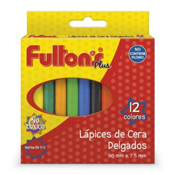 LAPICES DE CERA 12 UNIDADES | FULTONS