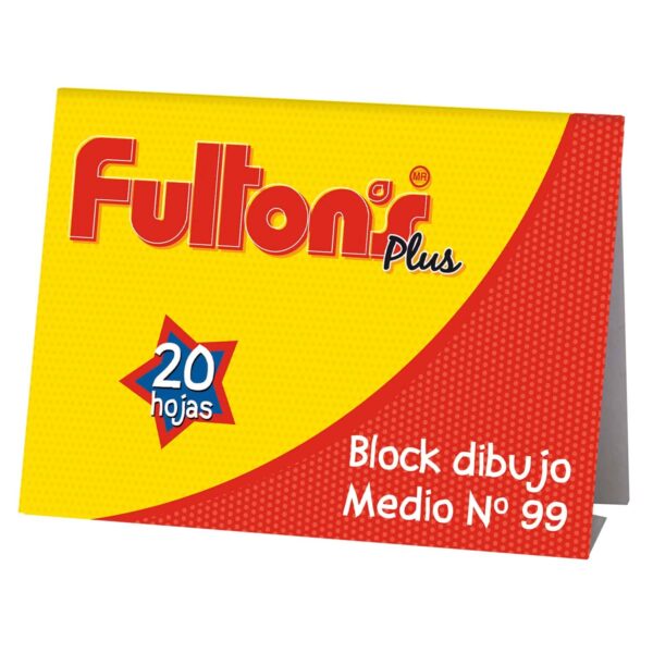Block de Dibujo 99 | 1/8 20 hojas | FULTONS