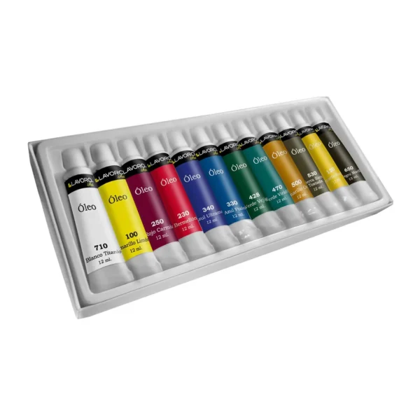 Pintura Oleo | 12 Colores 12 ml | LAVORO