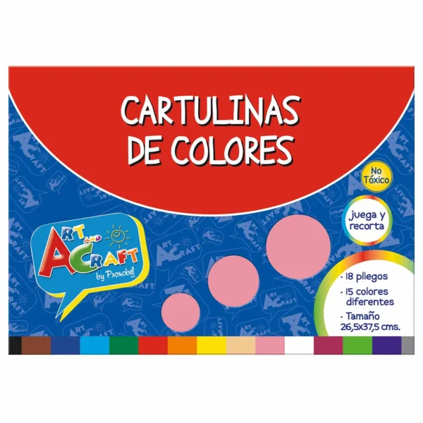 CARPETA CARTULINA 18 HJS | ART & CRAFT