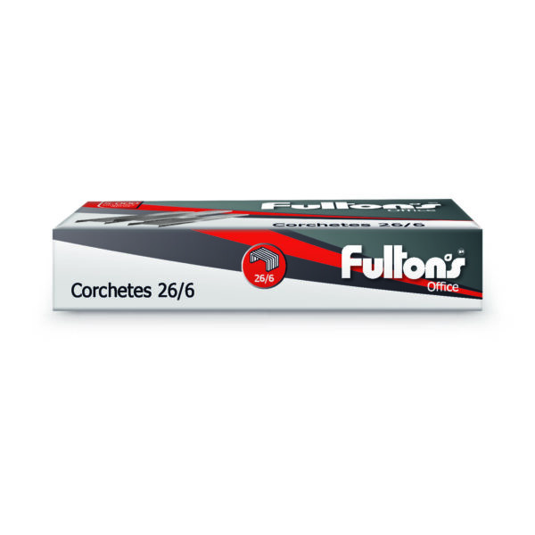Corchetes Estandar Metalico | 26/6 - 5000 UNIDADES | FULTONS