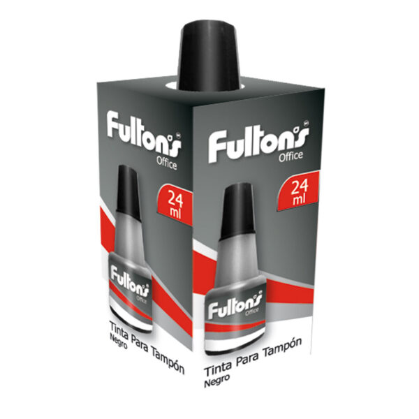 Tinta Tampon NEGRA | 24 ml | FULTONS