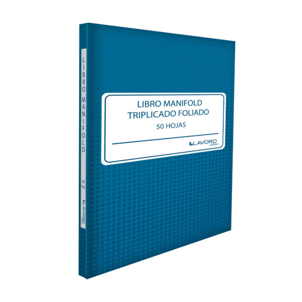 LIBRO MANIFOLD TRIPLICADO FOLIADO | LAVORO
