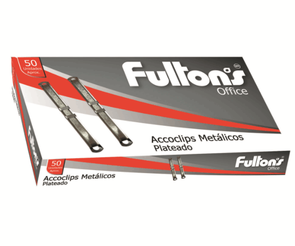 Acoclip Metalico Plateado | FULTONS