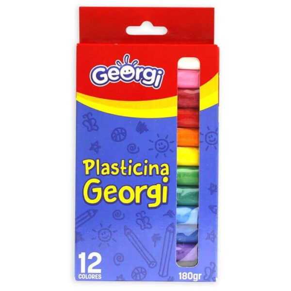 Plasticina 12 col | Georgi | 180 Gr
