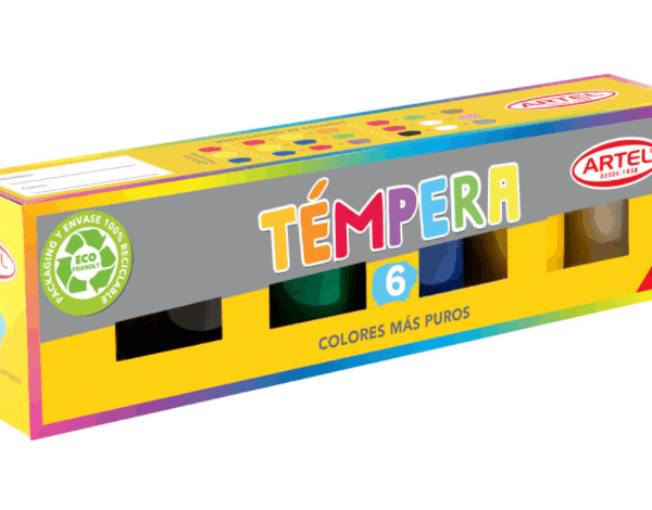 Tempera Artel | 6 colores 15 ml